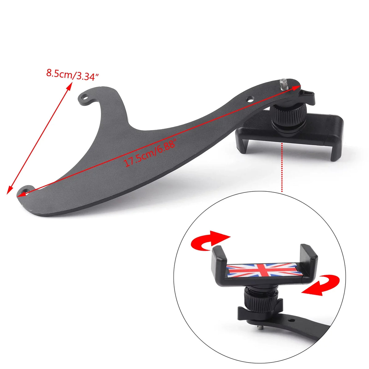 For Holder Mount Stand Cradle Car Mini F54 360°Rotation Phone Cooper F56 F55 RD