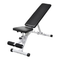 moobody 52 Bench Exercise Backrest for Gym, 19 Cushion Weight 16 Fitness Lifting Inches x Bench Body Adjustable Utility Training Full Padded Home Equipment Workout x Strength