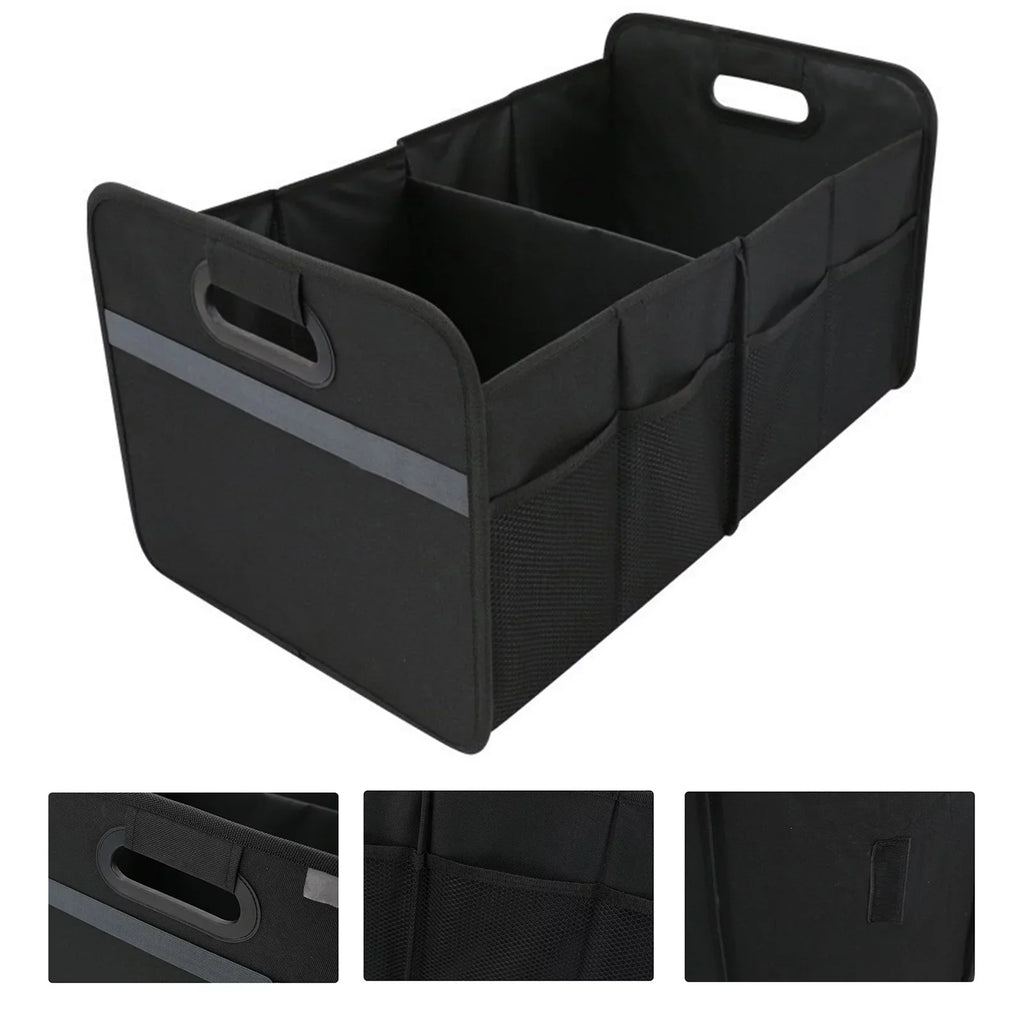 Trunk Organizer Car Organizer Folding Cargo Car Box Trunk 55L Cloth Box Automotive moobody Car Oxford Storage Storage