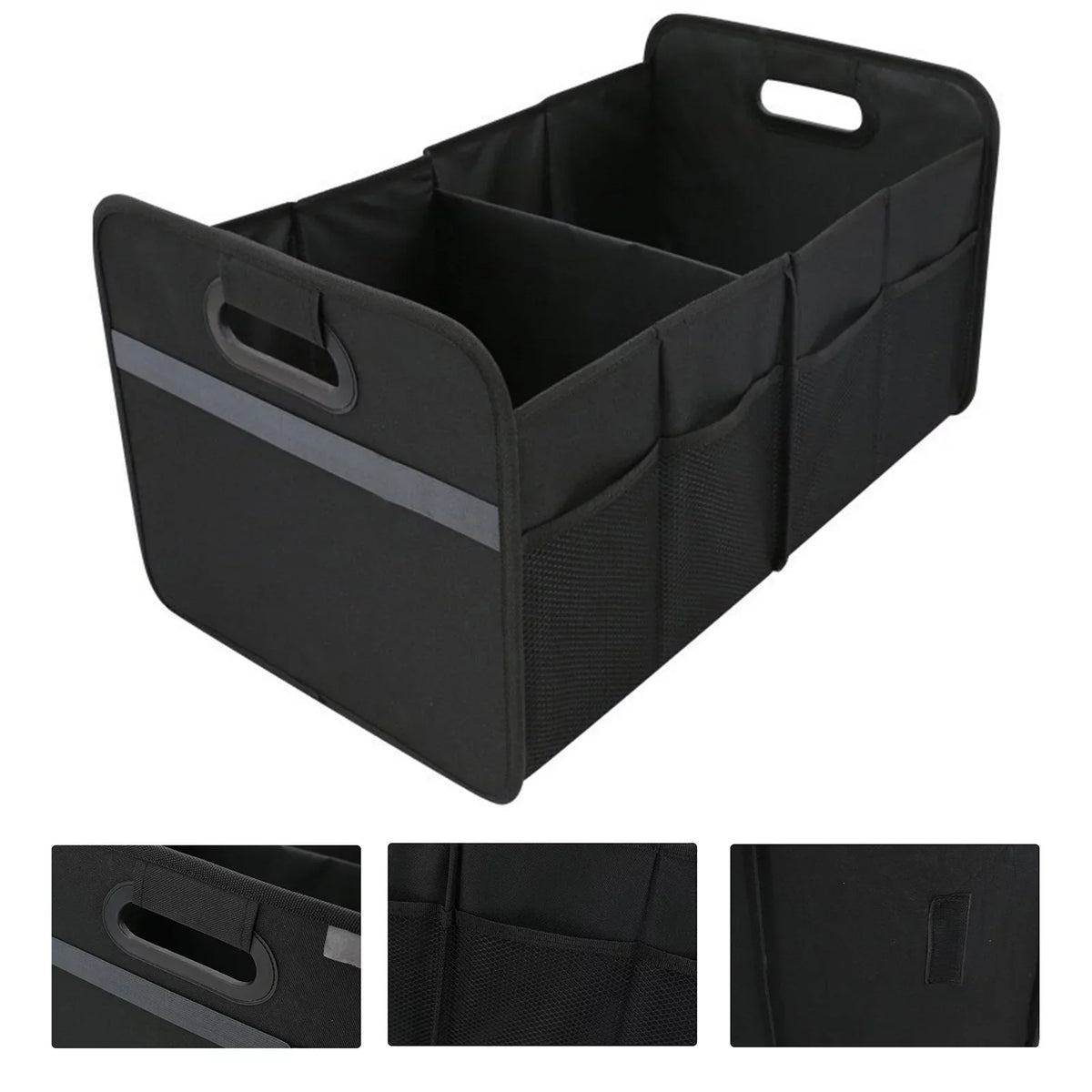 Trunk Organizer Car Organizer Folding Cargo Car Box Trunk 55L Cloth Box Automotive moobody Car Oxford Storage Storage
