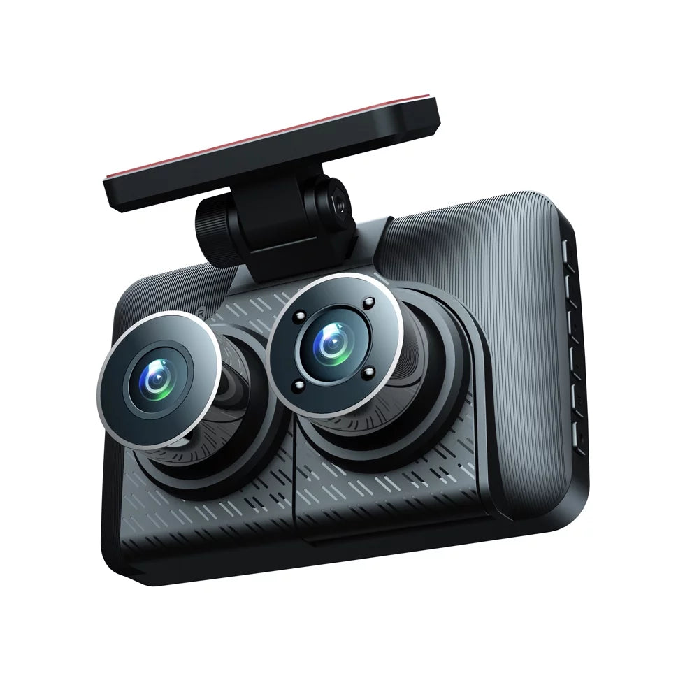Cameras Recorder, Camera Dash Auto Recorder, Cam, Wide Triple Car Channel Safety Driving 3 Walmart Angle