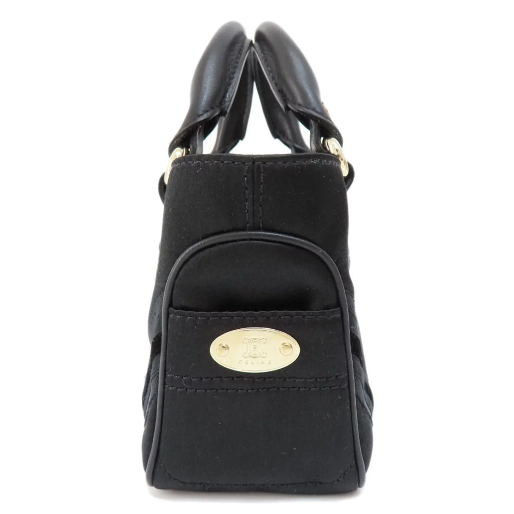 satin Pre-Owned CELINE boogie Celine handbag bag (Good) ladies