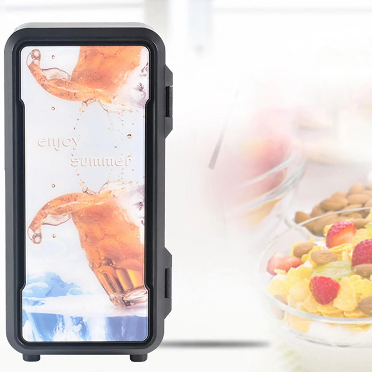 Car Mini Personal Fridge liquid Bedroom Office USB coffee for Milk , Home Warmer, with and Dorm Fridge, Makeup