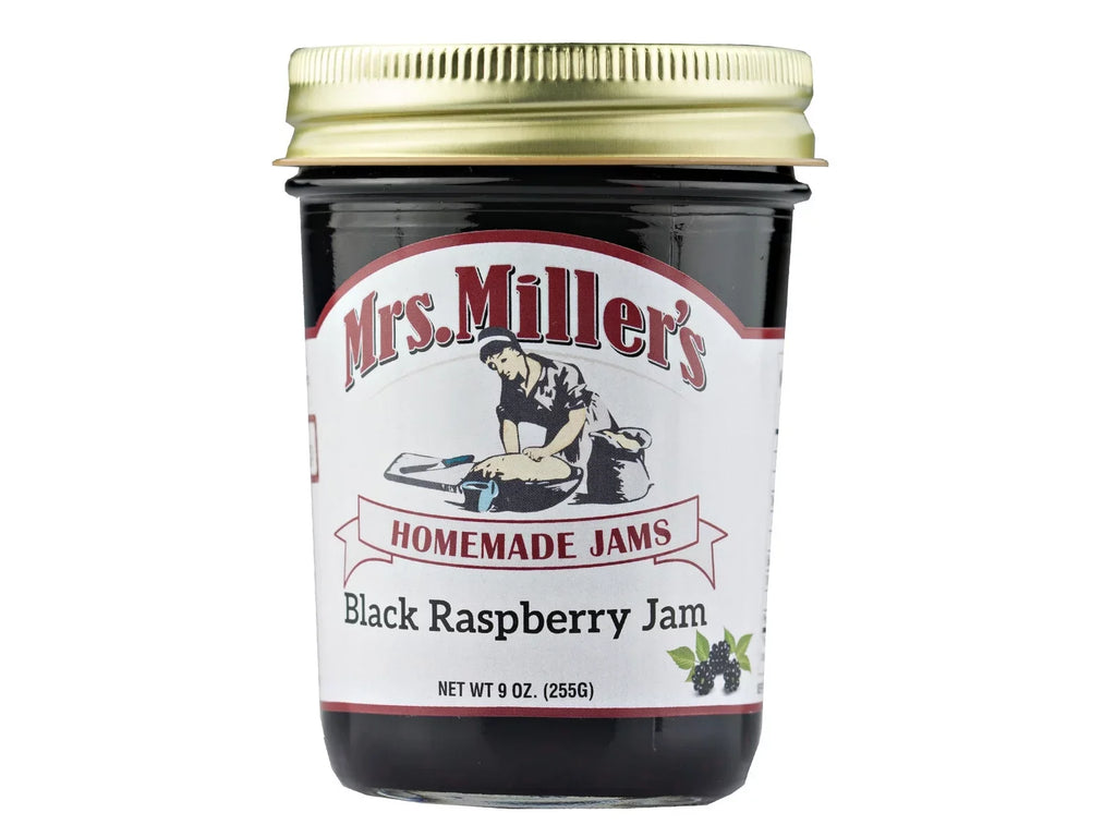 Homemade Mrs. Miller's Raspberry 2-Pack 9 Jars oz. Black Jam,