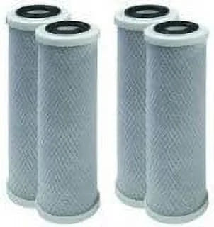Pack Carbon For Block Of Cartridge 4 Compatible By Filters Life Replacement Hydro