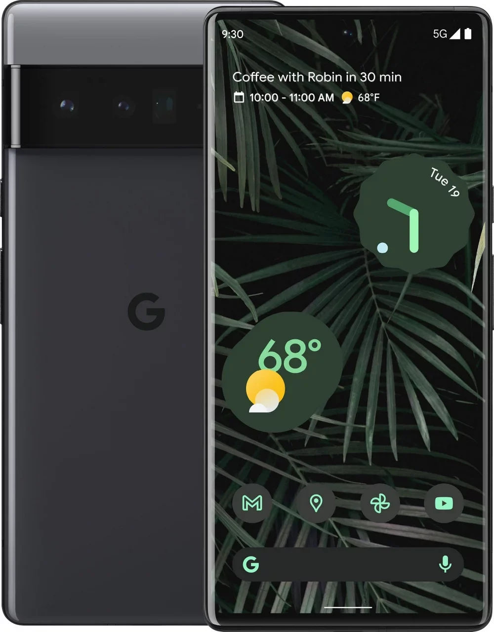 Storage RAM, Google Used Unlocked,128 + 6 Pro 12 GB Black Smartphone, Fully Pixel GB Stormy