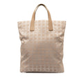 Pre-Owned Brown Authenticated New (Good) Fabric Tote Tote Line Nylon Travel Unisex Bag