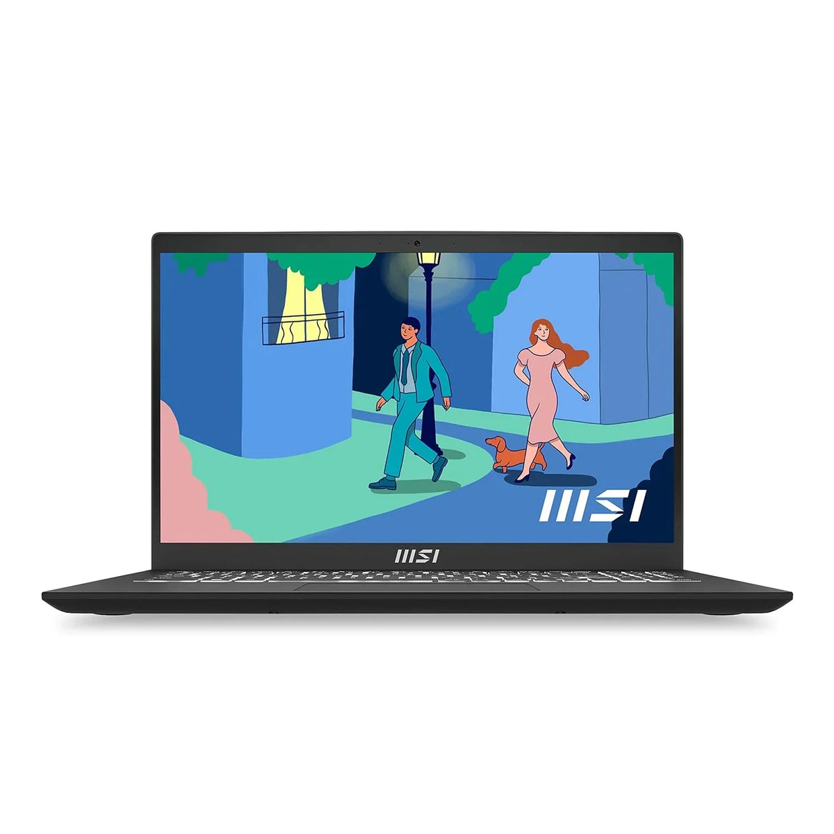 Restored FHD Modern SSD DDR4 15.6" 9S7-15H112-016 Home Graphics B12M 1920x1080 16GB i7-1255U Intel Xe Iris MSI (Refurbished) Windows 512GB 15 Laptop Core 11