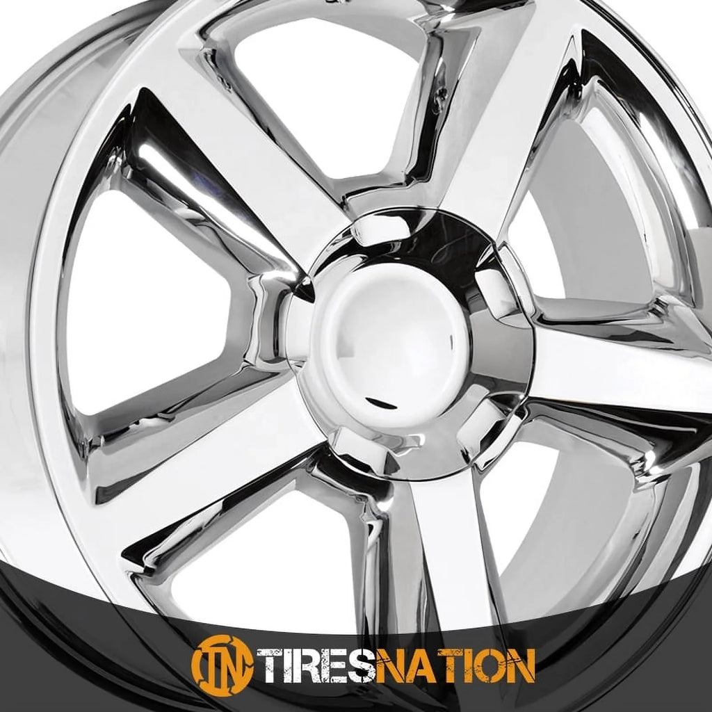 OE Chrome Aluminum 131C-285831 20X8.5in Creations 2018 Rim 1500 Silverado PR131 Finish, Chevrolet