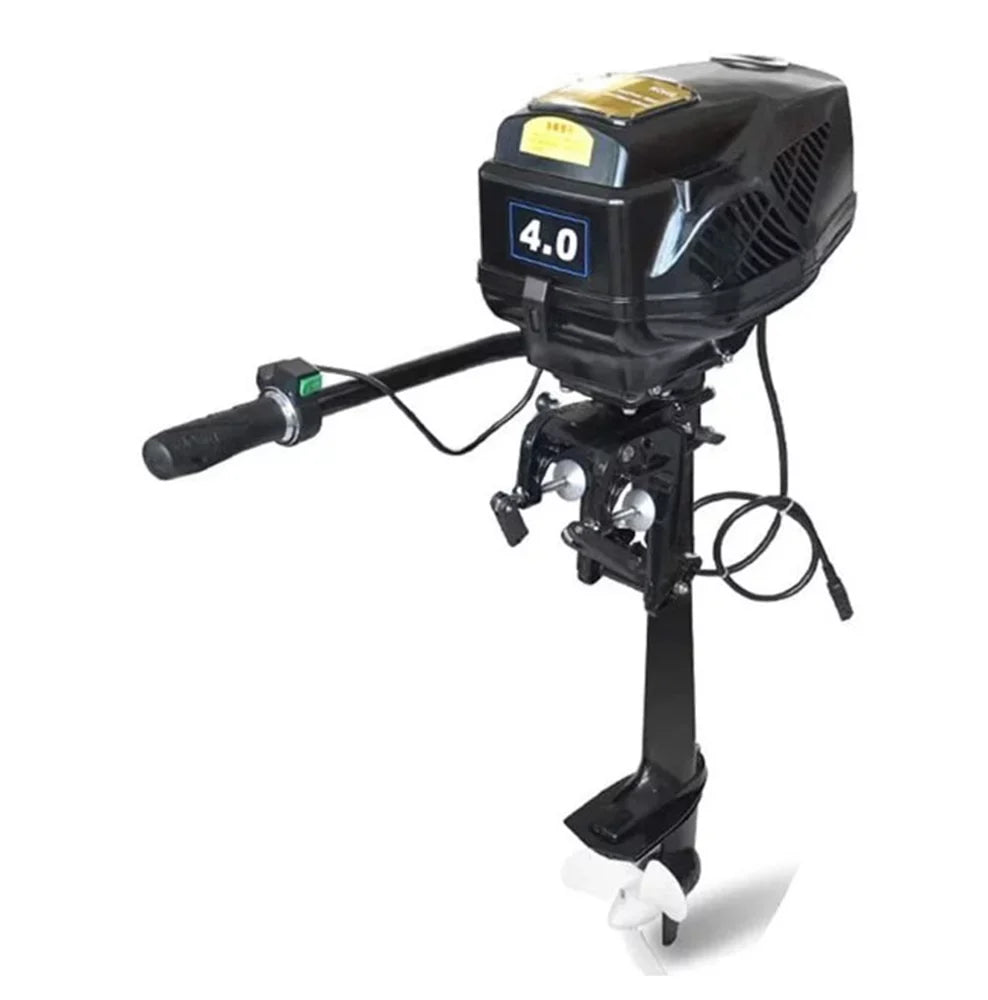 Techtongda 48V Boat Fishing Outboard Trolling Electric Motor Motor Brushless Engine 4HP