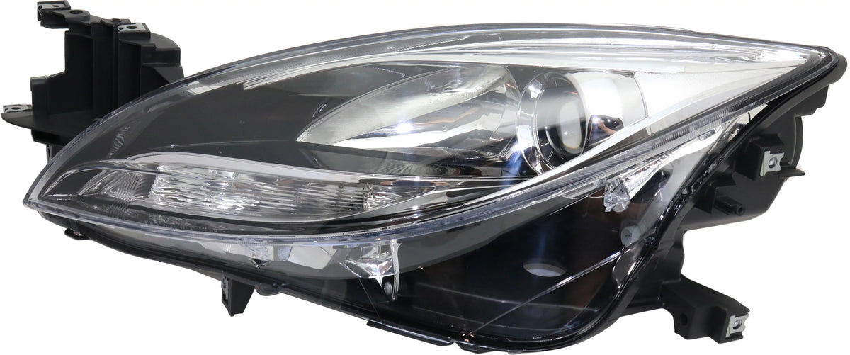 Left Driver Halogen REPMZ100114 6 Mazda With Headlight Compatible 2011-2013 Replacement