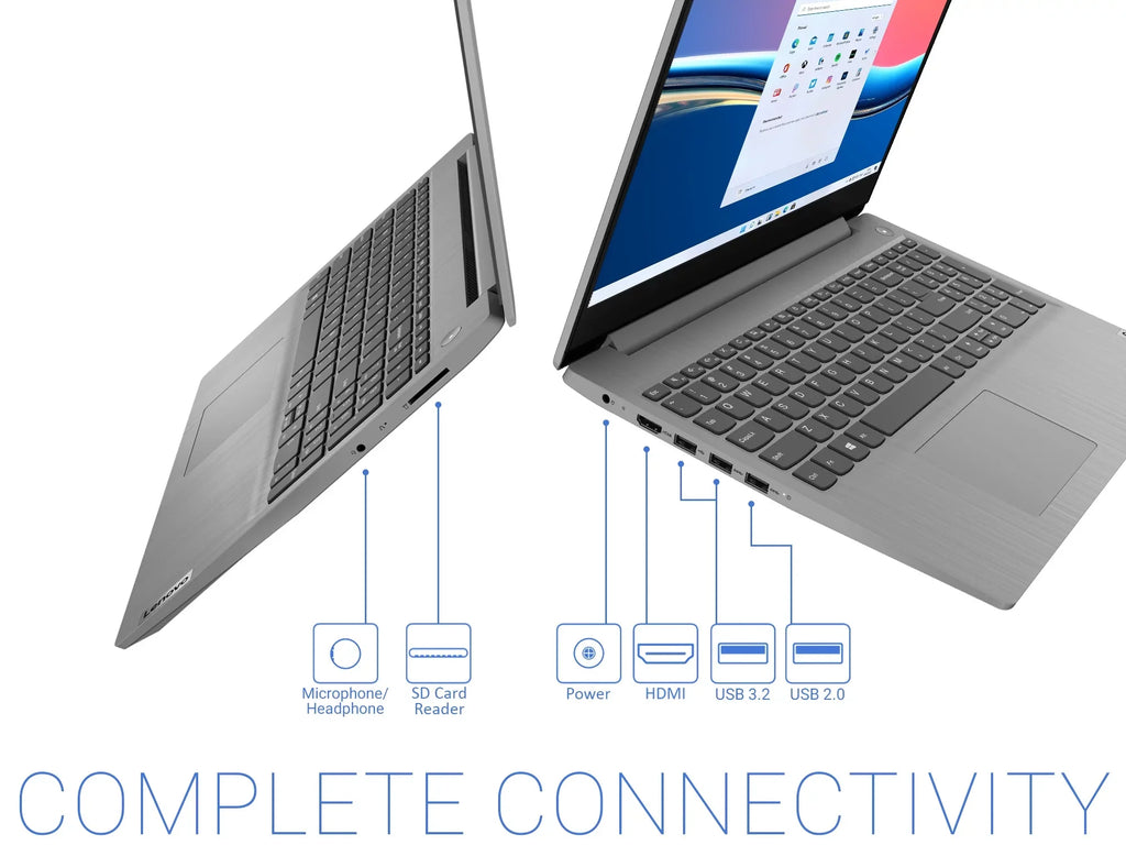 Lenovo RAM, IdeaPad Reader, 15.6" Card Upto 8GB NVMe 11 S Pro Intel Core i3-1115G4 Touch 3 Bluetooth, 512GB Display, SSD, HDMI, 4.1GHz, Wi-Fi, Laptop, HD Windows