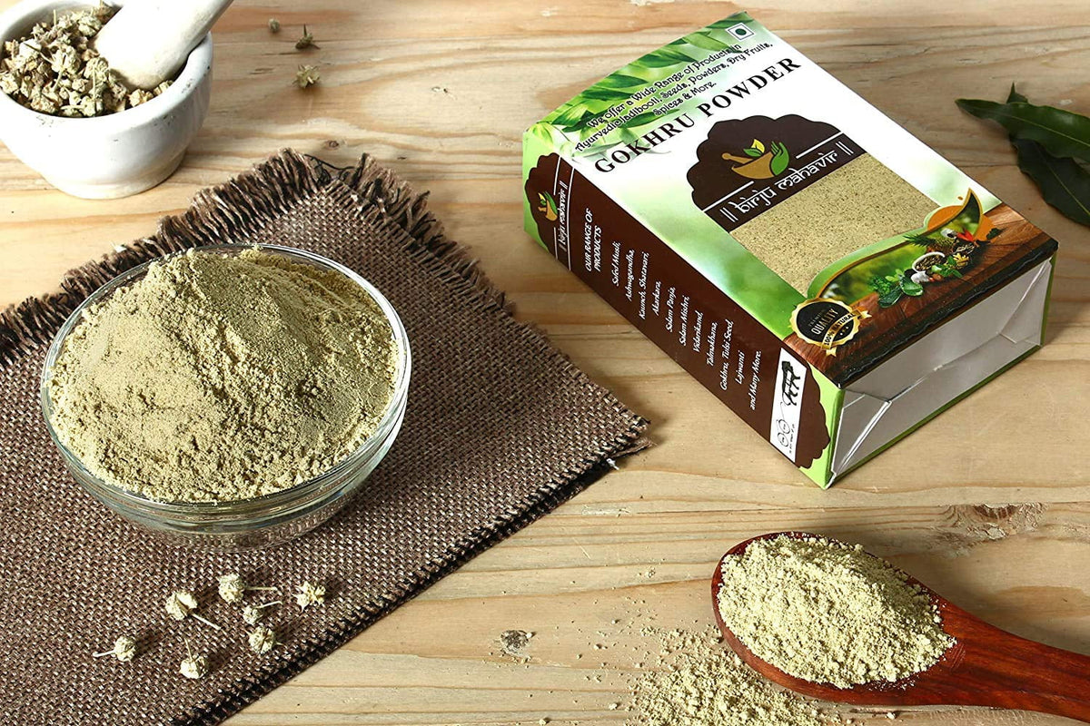 Mahavir Gr 100 Gokhru Powder - Birju Gokshura Powder Radhe