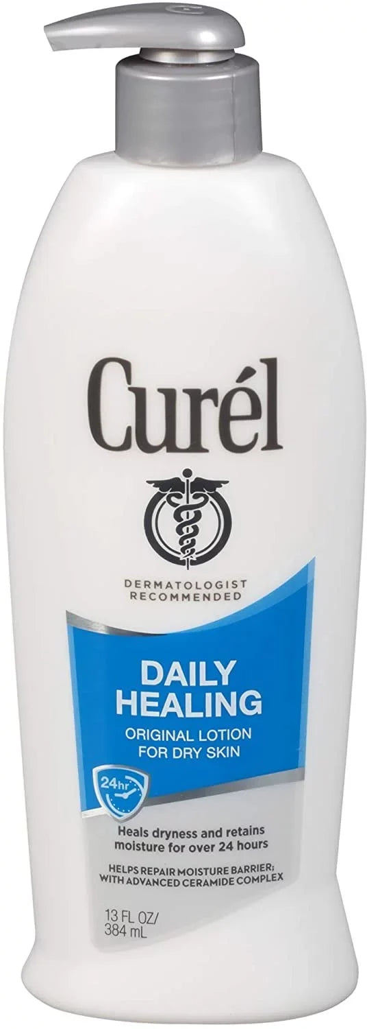 6) Dry Original For Lotion Skin Daily of Healing (Pack 13 oz Curel