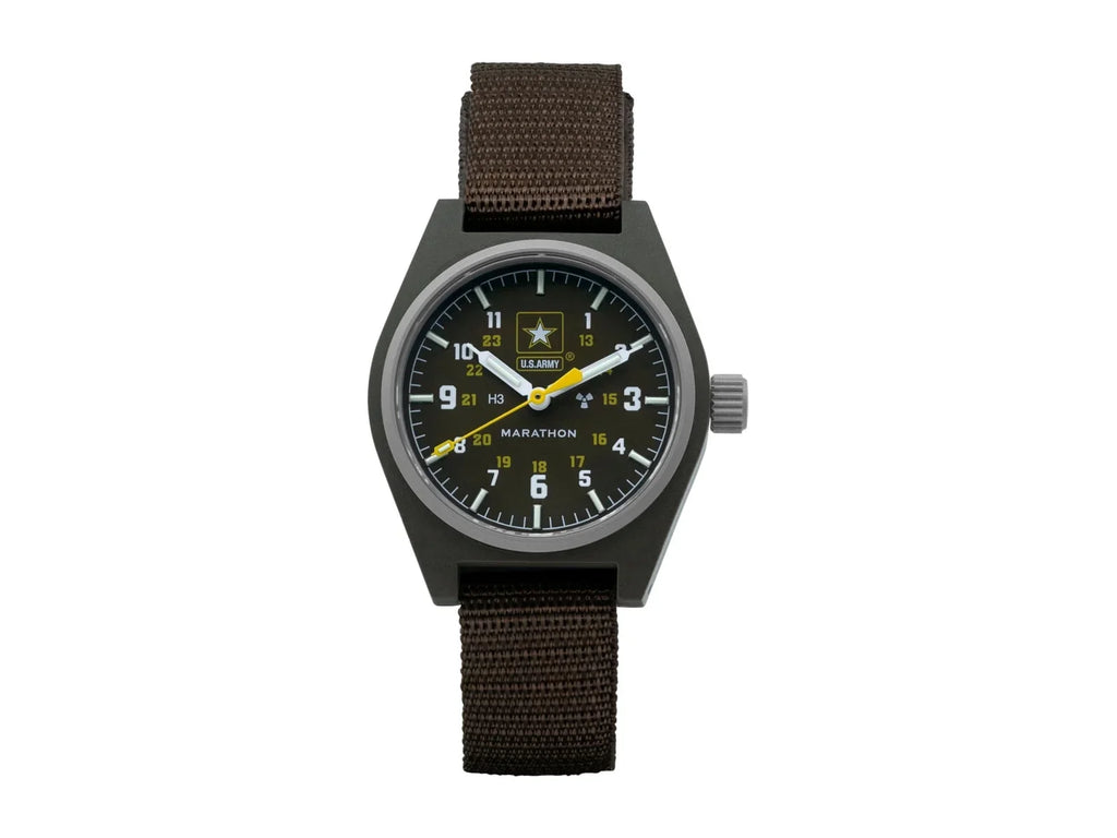 Army Field 6645-01-694-18 Sage Marathon Official Green, US Watch, NSN Mechanical