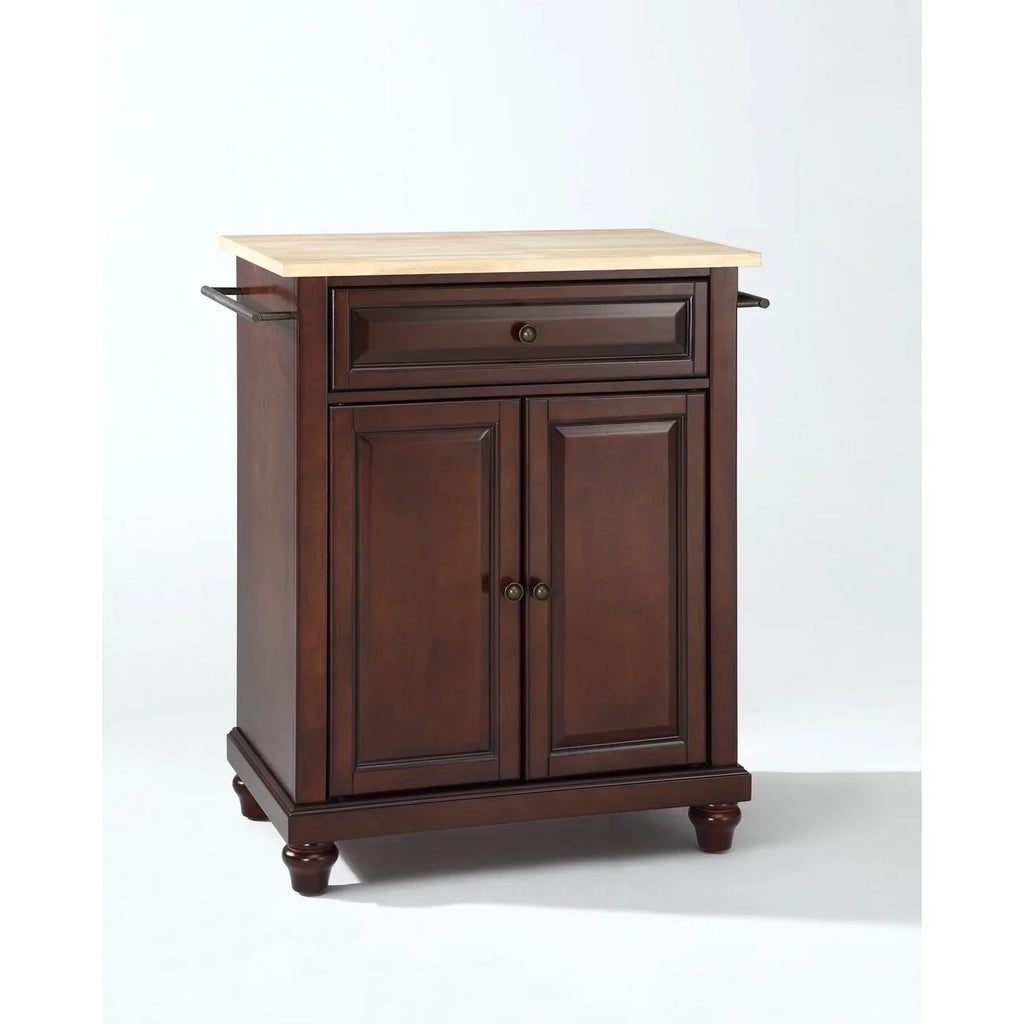 31"w Top Portable Cambridge Crosley x x Wood Island/Cart Furniture - 18"d Kitchen 35"h Crosley