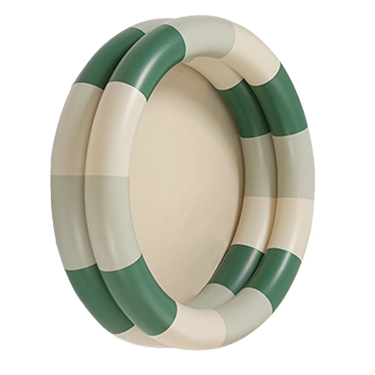 Stripe Swimming Pool Family Baby Retro Pool Cute Thickened Up liquid Pool Buumin Green design Blow Inflatable