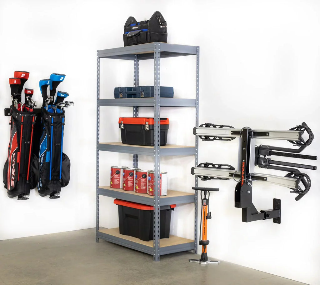 Max Organizer, Holds 175 Trailer lbs Bike Wall Duty Garage Hitch Mount, Heavy Storage, Hitch Steel, StoreYourBoard Hanging Receiver 2"