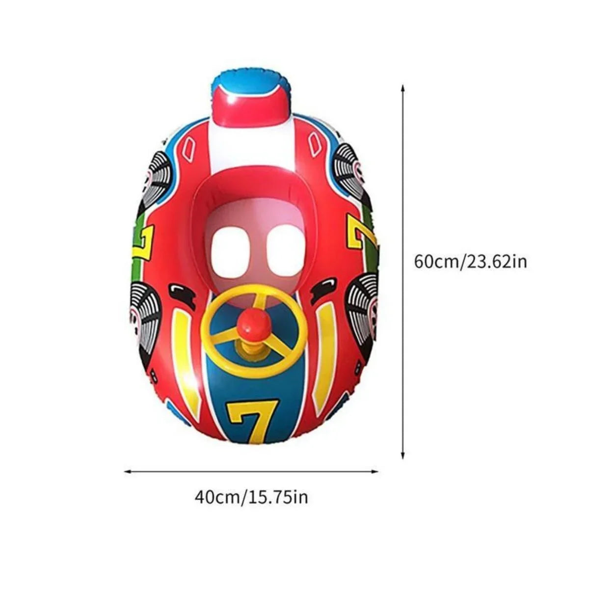 Lnflatable LiebeRen Baby Float Floats Pool Kids Toddler Steering Boat Airplane Swimming Seat with Swimming Ring