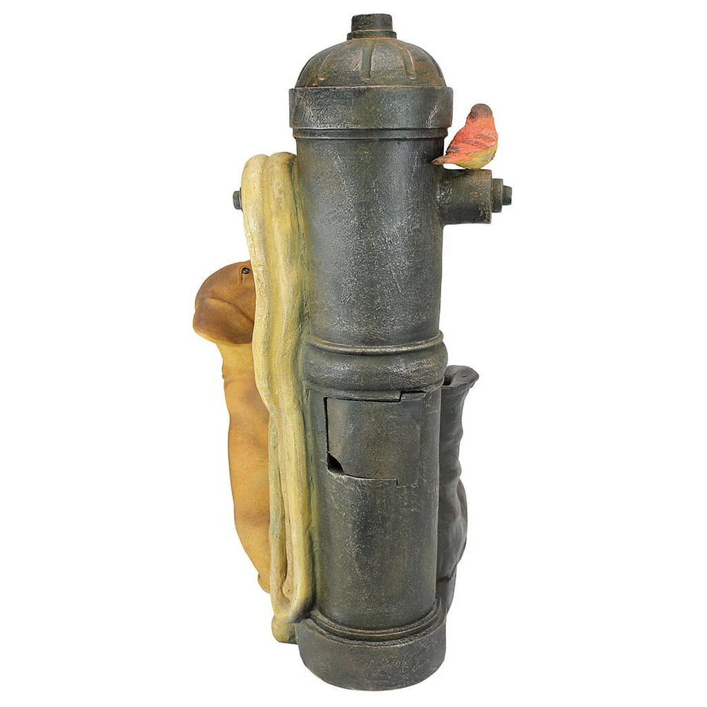 Fountain Fire Sculptural Hydrant Pooch Toscano Design