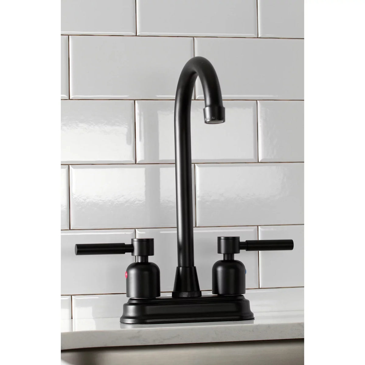KB8490DL Black Faucet, Concord Bar Brass Kingston Matte