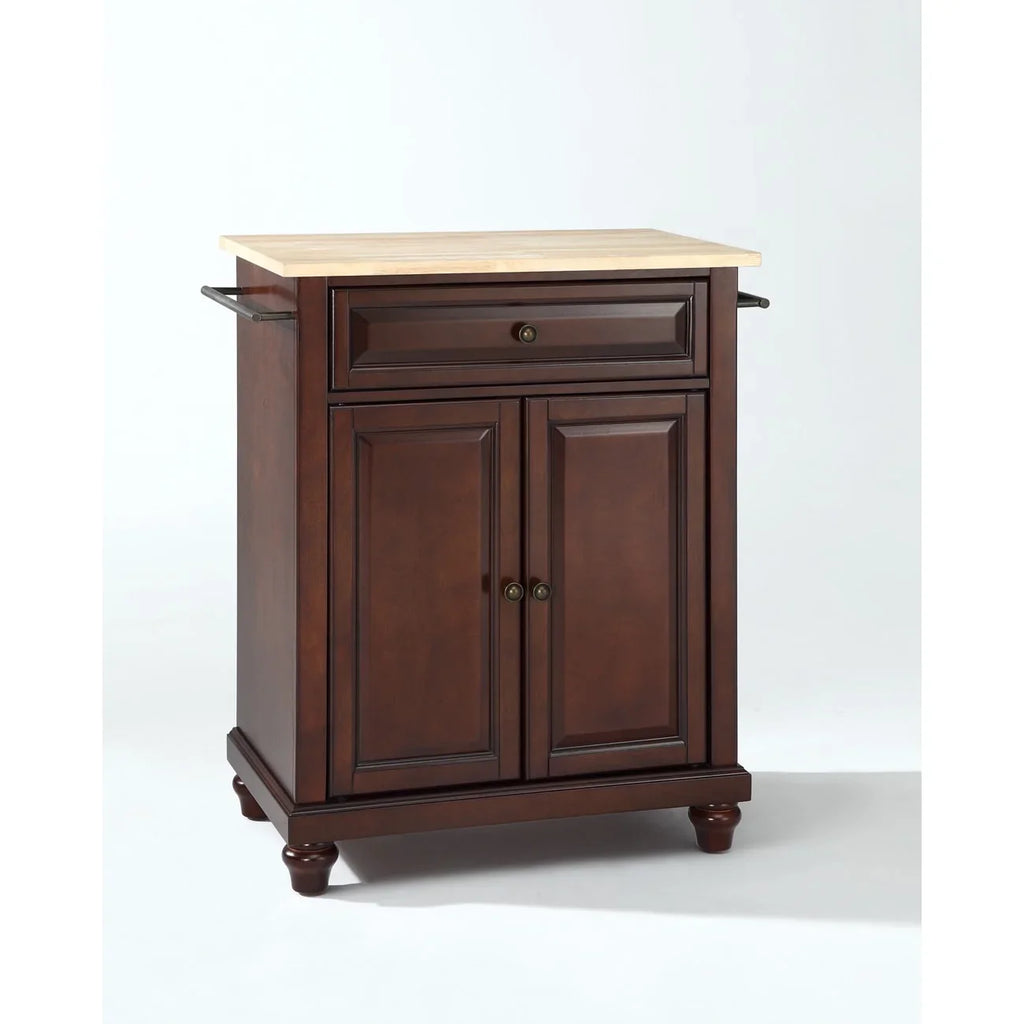31"w Top Portable Cambridge Crosley x x Wood Island/Cart Furniture - 18"d Kitchen 35"h Crosley