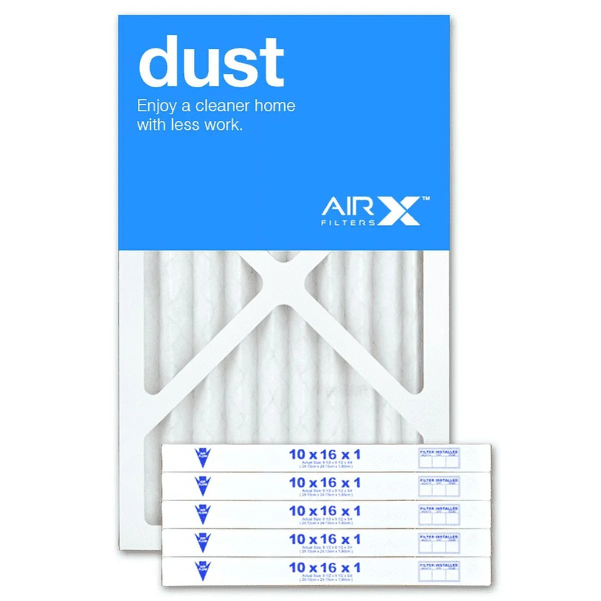 Air USA Filters in HVAC 8 Furnace Filter, Filter Air MERV Pleated AC Dust the AIRx 6-Pack, 10x16x1 Made