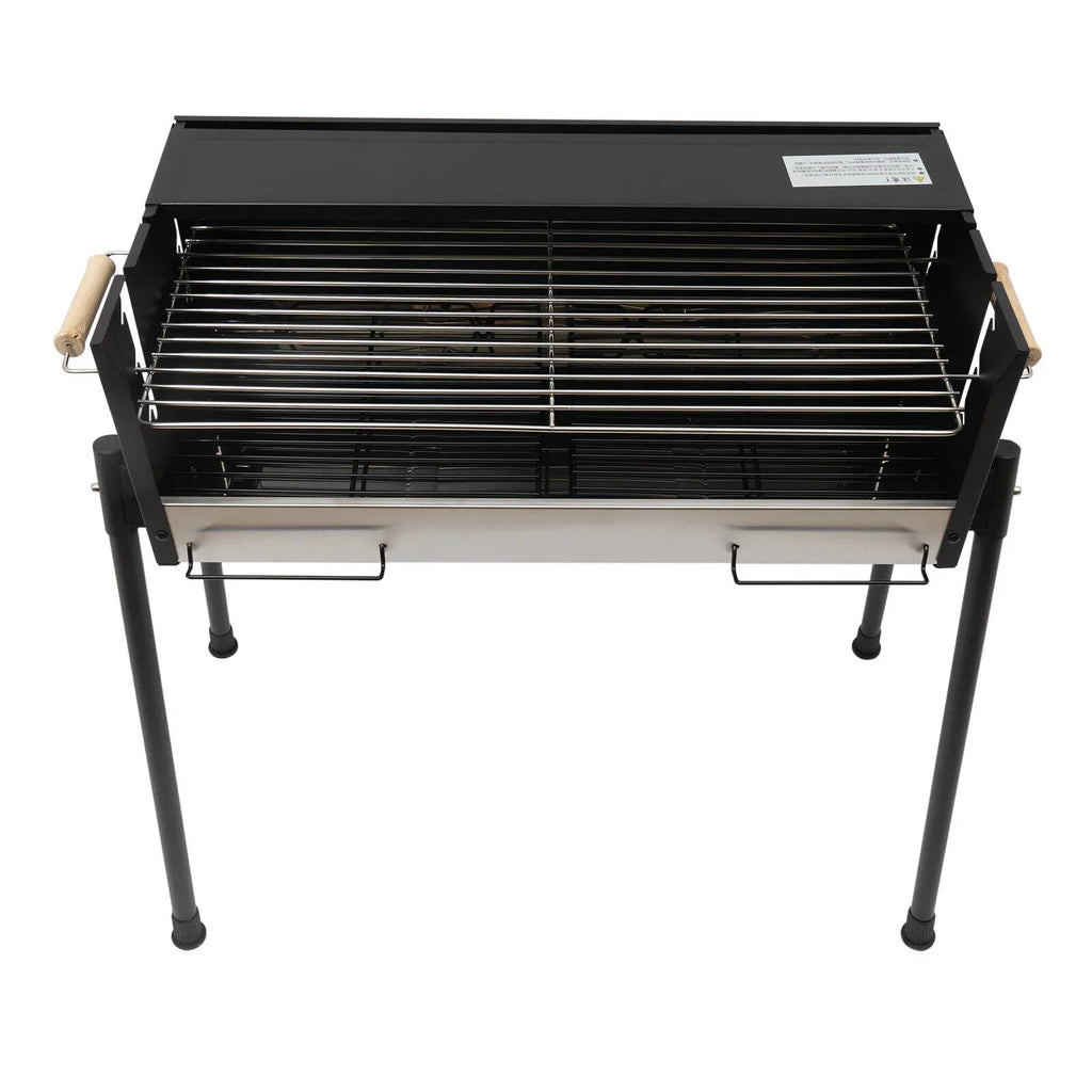 Stainless 304 Picnic Food Grill Steel Grill Kits Barbecue Miumaeov Charcoal Grade Grill Charcoal with for Portable Camping Grill Folding BBQ Tool