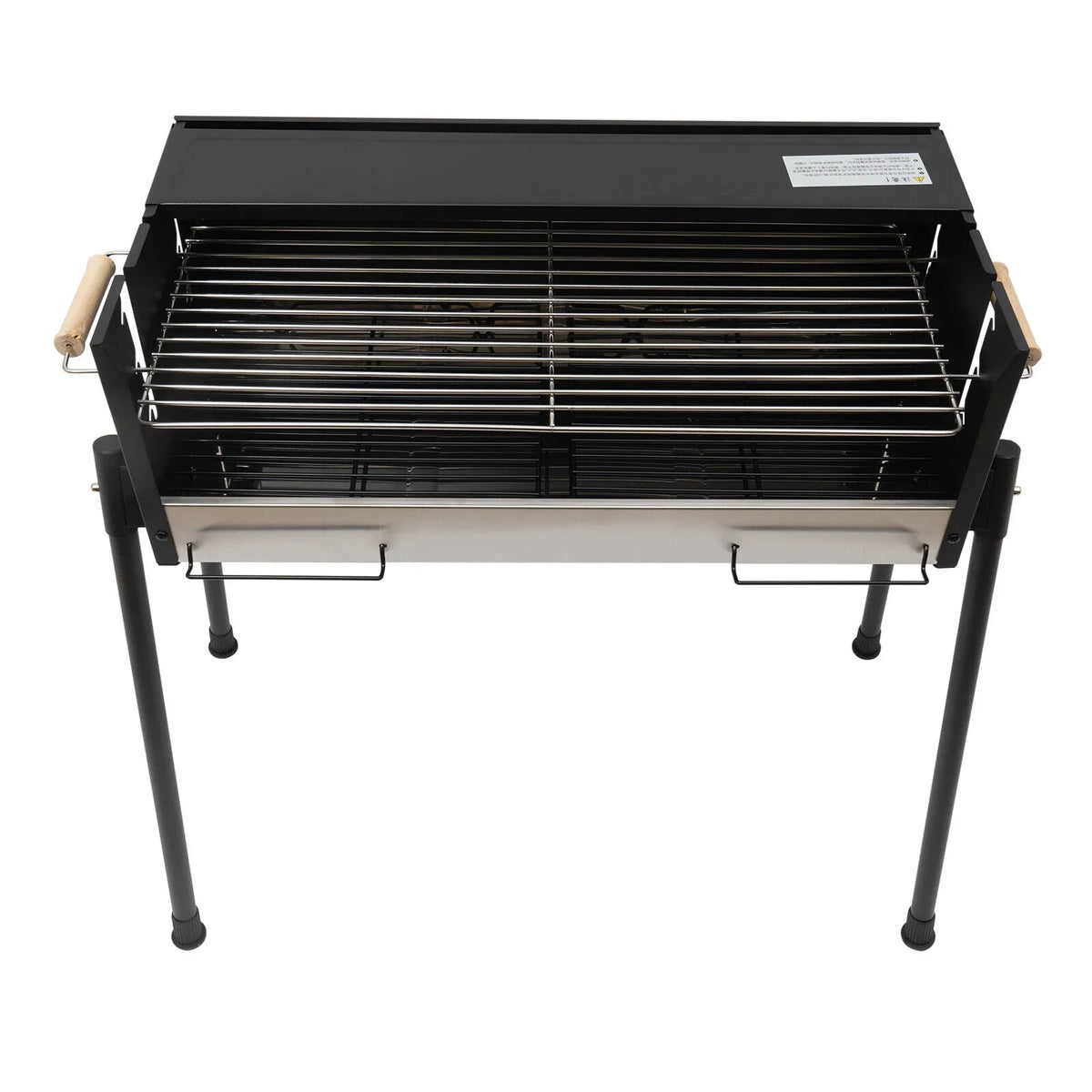 Stainless 304 Picnic Food Grill Steel Grill Kits Barbecue Miumaeov Charcoal Grade Grill Charcoal with for Portable Camping Grill Folding BBQ Tool