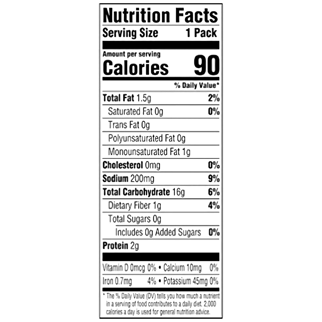 | Approved Packets, Whole Individual 100 Gold of Tribeca School Curations | Grain .75 Pack | Fish Pretzel