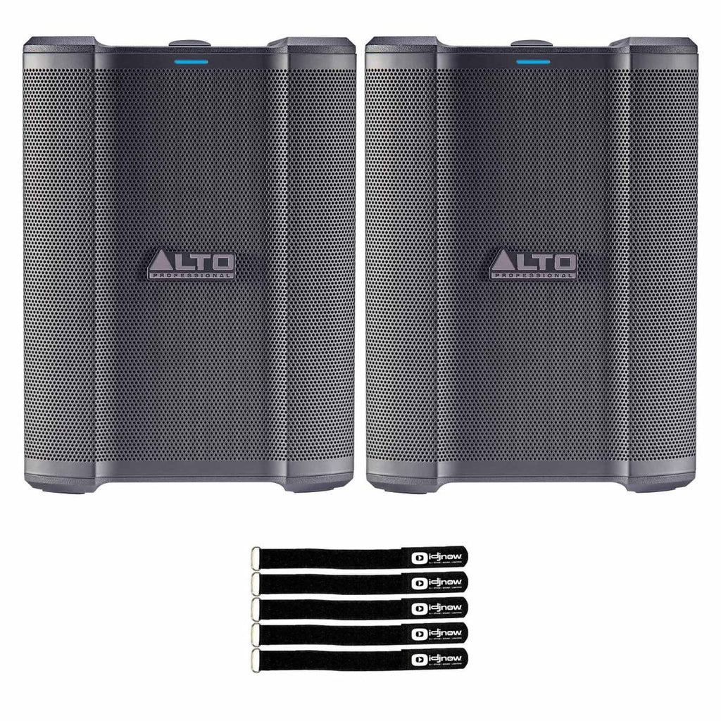 Powered 200W Portable Alto Premium 2-Pack Battery PA Professional BUSKER