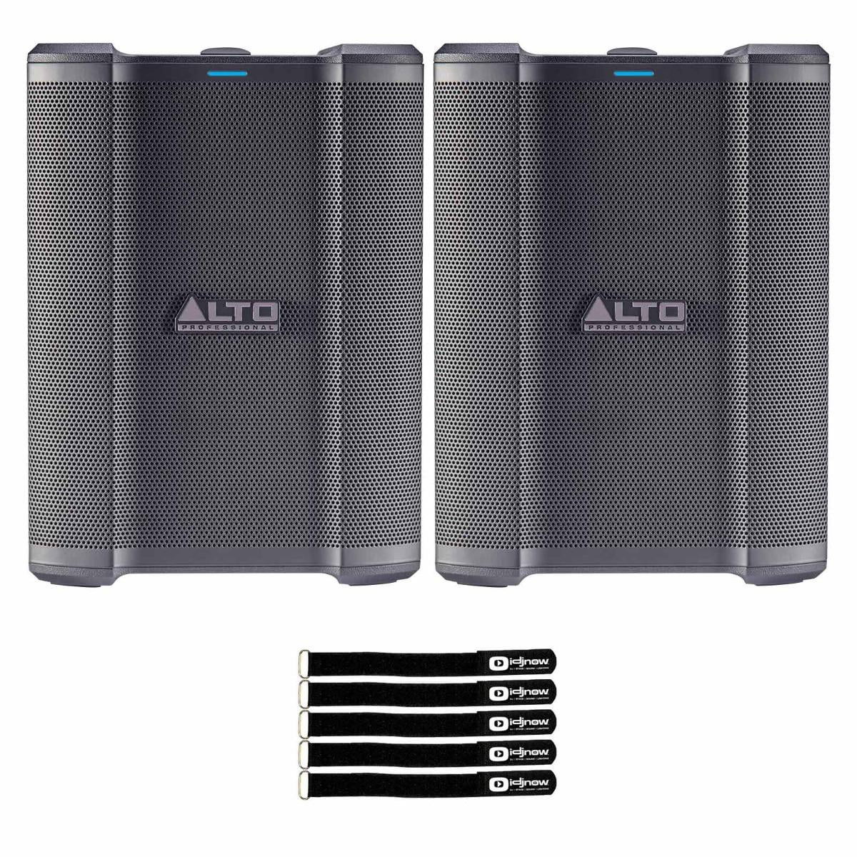 Powered 200W Portable Alto Premium 2-Pack Battery PA Professional BUSKER