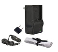 'Intelligent' Rapid Direct Charger Microfiber Panasonic Cleaning DMC-FZ1000 Camera Cloth. Nw Lumix + Off