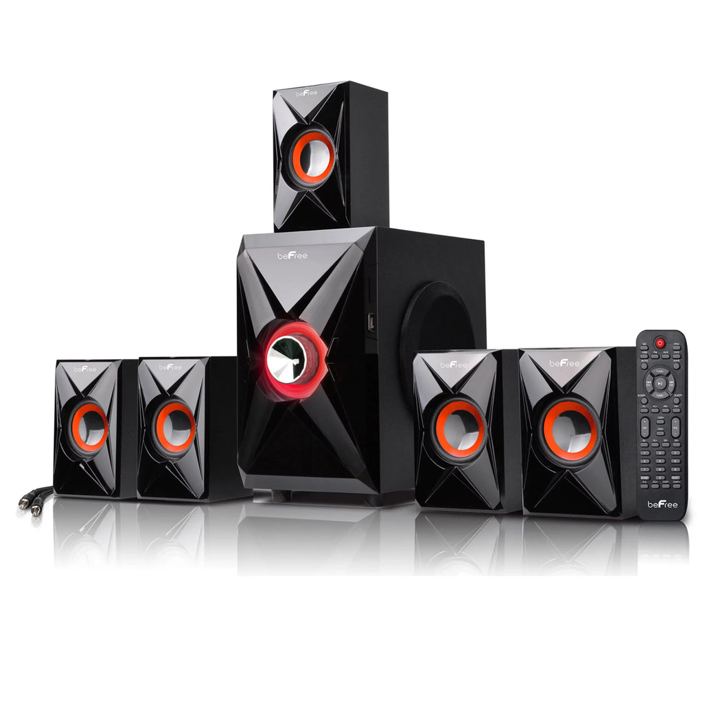 beFree Speaker Channel Surround 5.1 System Orange in Sound Bluetooth Sound