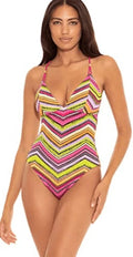 Virtue Large Swimsuit, Rebecca Abigail One-Piece by Becca MULTI US Farah
