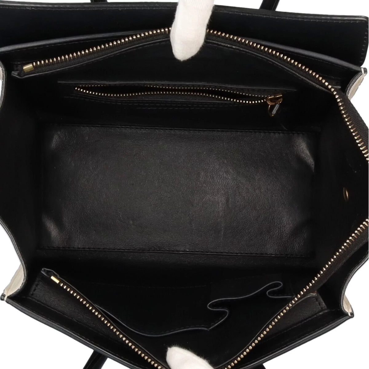 Shopper Beige (Good) Micro Ladies Pre-Owned Celine Leather Luggage Handbag
