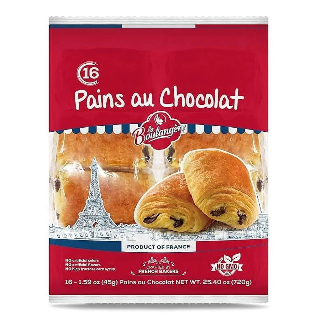 Chocolat, Boulangere Croissants, Individually 16-Count 1) Of Wrapped, Pains La Chocolate (Pack