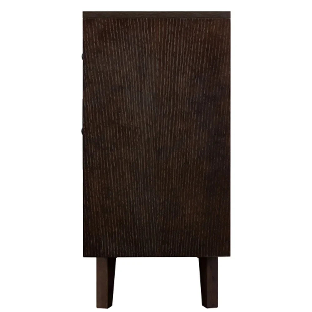 bar,buffet tableware console - Wood handle Solid server table spray-painted dresser cabinet drawer lockers, retro Auburn buffet round lockers