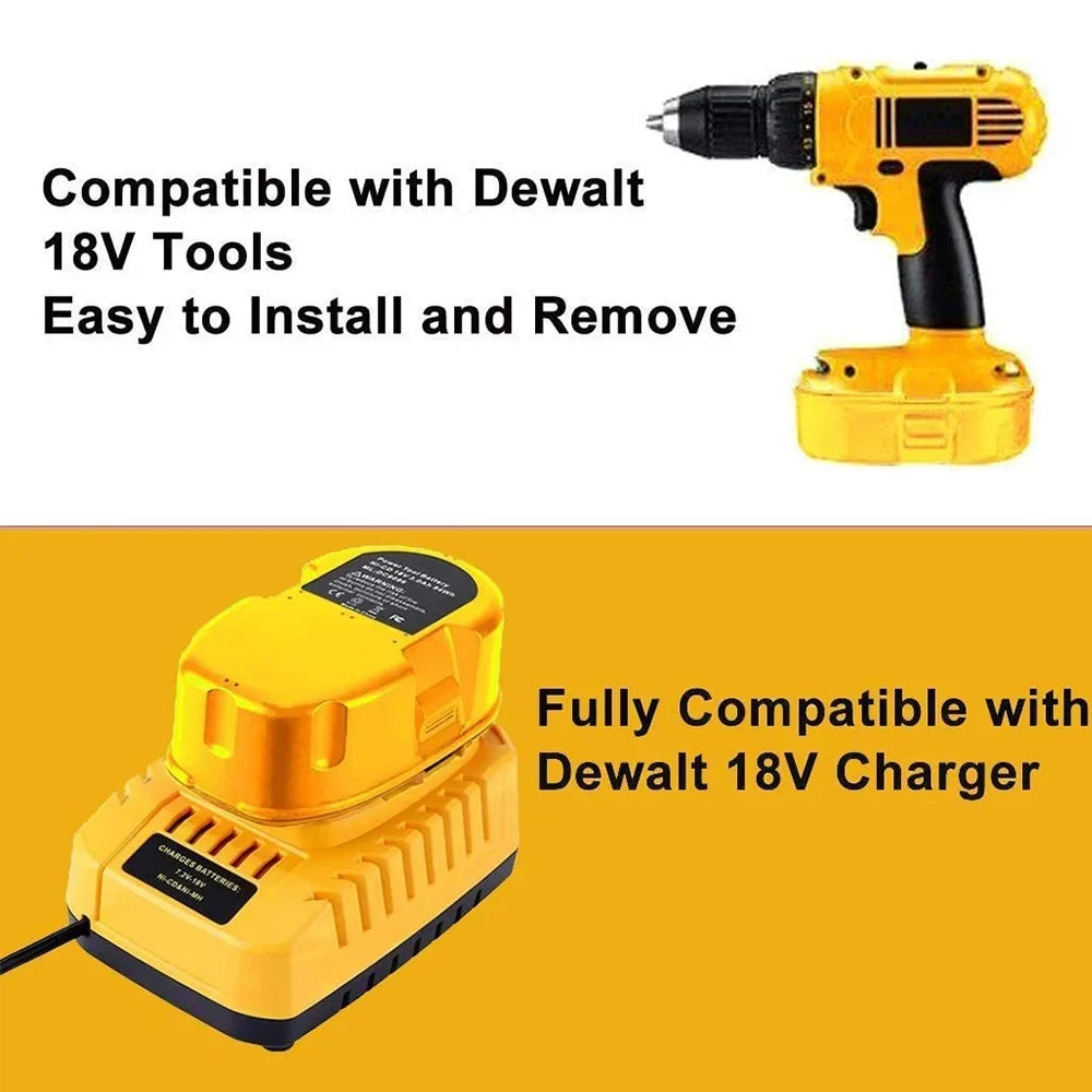 2Packs Battery 18v Batteries with XRP Compatible Dewalt DW9099 DC9096 DW9098 DC9098 DC9099 4.0Ah DC9096