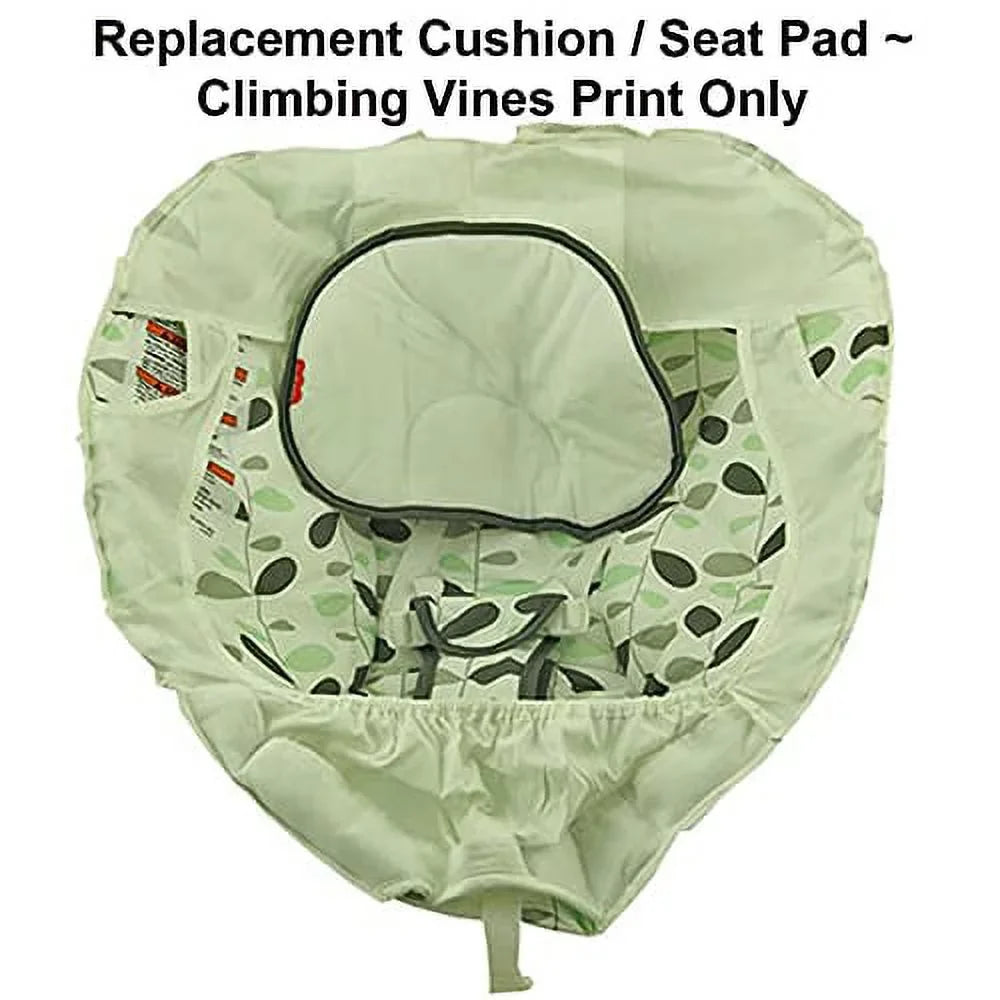 Part - for Print See Baby Soothe Climbing Replacement Cushion/Seat GVG02 Pad ~ Vines Bouncer Fisher-Price & Deluxe Replacement ~