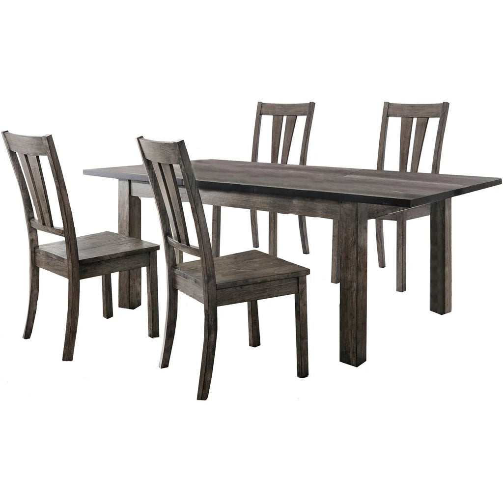 Set 5-Piece Dining Wooden Drexel Four with Cambridge Chairs