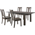 Set 5-Piece Dining Wooden Drexel Four with Cambridge Chairs