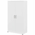 Row Cabinet Storage Engineered Tall in Wood - White Pemberly Garage