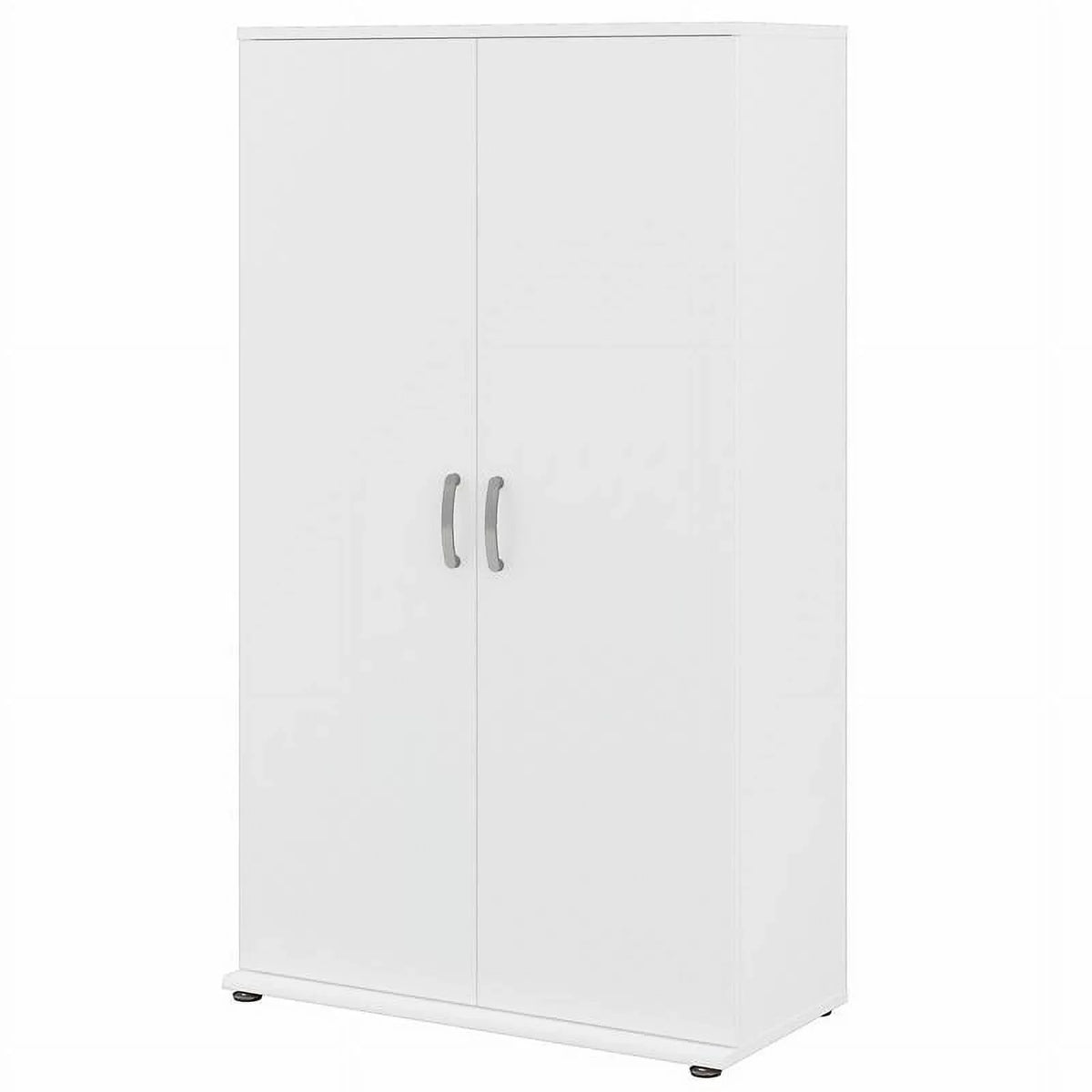 Row Cabinet Storage Engineered Tall in Wood - White Pemberly Garage