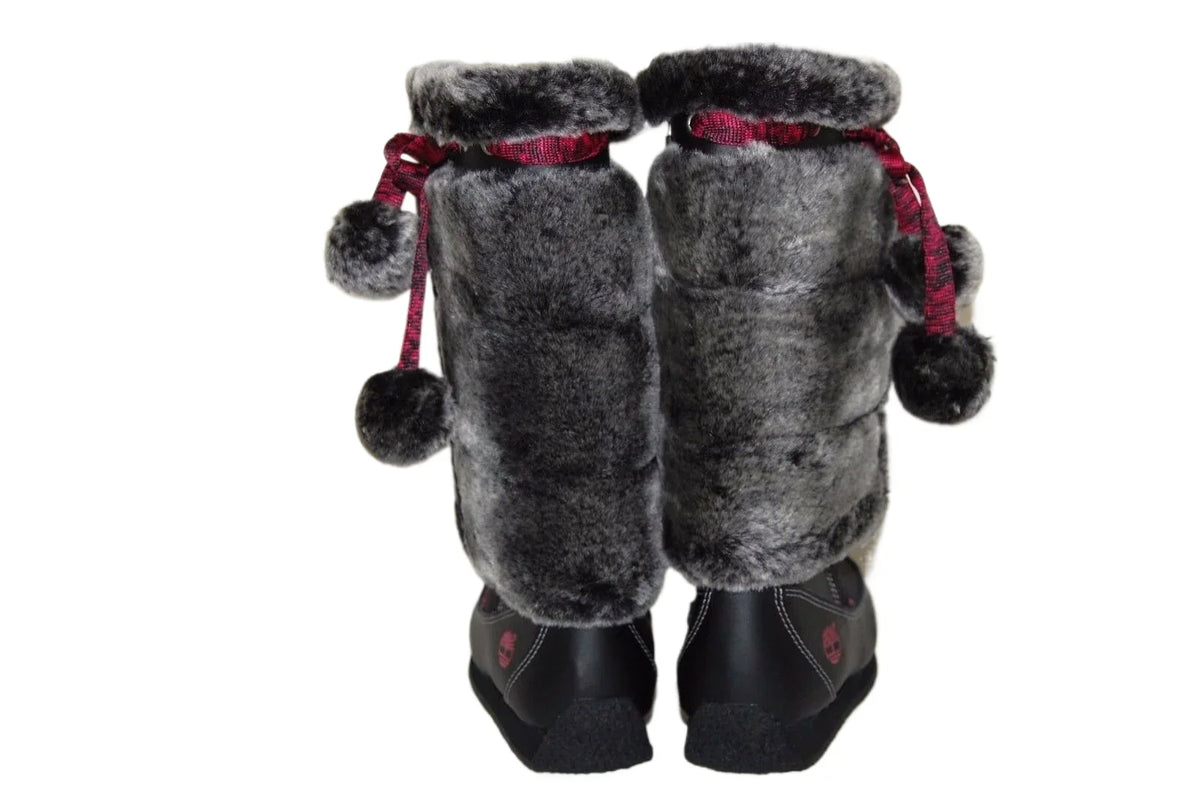Preschool Tall 13.5 59794 Fur Timberland Medium Boot dimension Winterberry Youth US Black