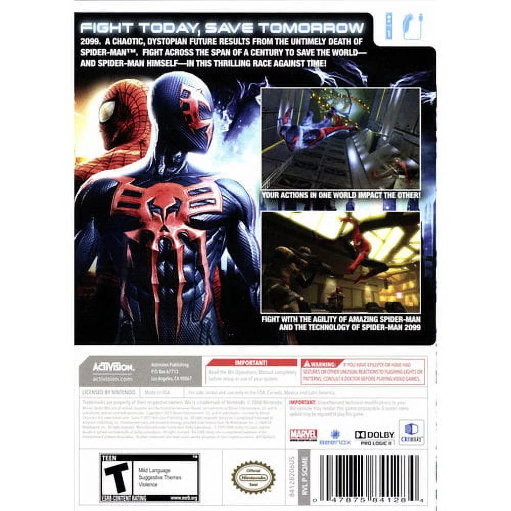 of Spider-Man: Time (Wii) Edge