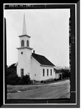21-7/8" Church, Soquel, Santa Congregational x County, 17-7/8" Print, Cruz CA, Historic Framed