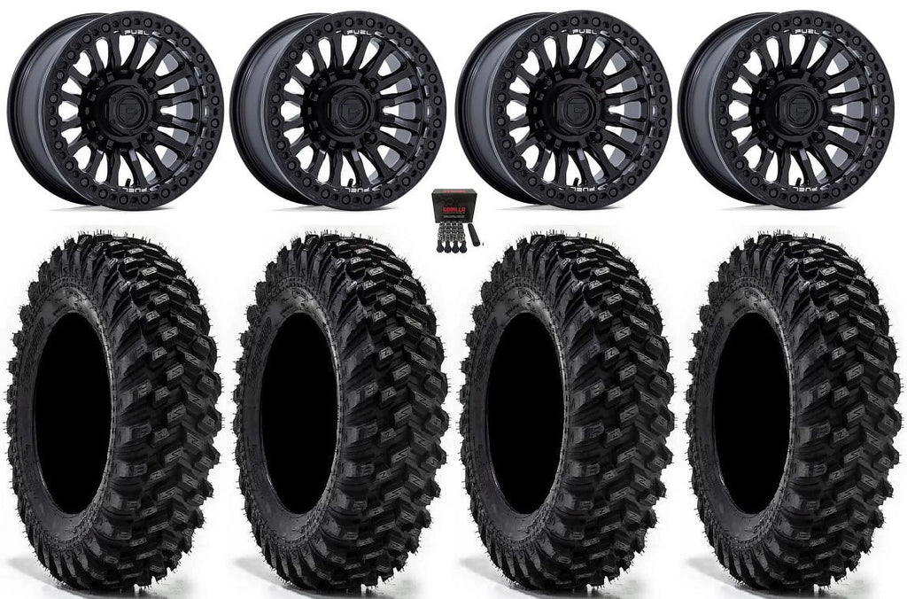 15" Bk Ranger Rincon Warrior Bdlk Tires RZR Wheels XT Sportsman Fuel 35"