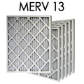 | MERV Filter 15.5x24.5x1.75 - 13 6PK dimension Actual Pleated 16x25x2 Air