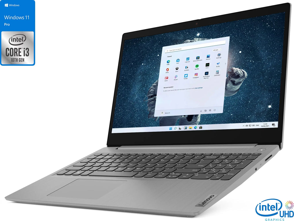 HDMI, Pro Upto 4.1GHz, Display, Wi-Fi, S Bluetooth, Card Laptop, 11 15.6" Core 256GB Lenovo NVMe 3i FHD SSD, i3-1115G4 RAM, Reader, Intel IdeaPad 12GB Windows